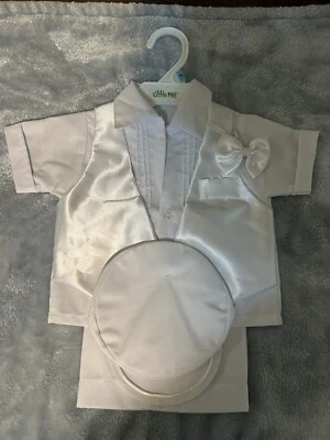 Nuevo Traje Blanco Bautizo Bautizo, Bodas, Esmoquin Bebé Niño 6 Meses Foto 1 de 2