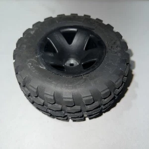 Vintage Black HPI 5-Star Rear Rubber Wheel - Picture 1 of 3