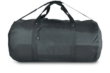 Explorer Black Round Heavy Duty Duffel Bag With Shoulder Strap, 31 x 16 x 16-... - Image 1 of 2