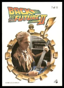 1989 Topps Back to the Future 2 #7 Marty McfLY Sticker NM+ - Picture 1 of 2