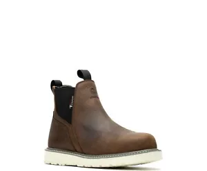 Herren Wolverine Handel Keilabsatz Rom Weiche Spitze Wasserdicht Arbeitsstiefel W230040 Sudan Braun - Bild 1 von 5