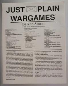 Just Plain Wargames Balkan Storm bD - Picture 1 of 2