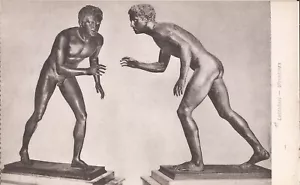 ART - Lottatori / Fighters - Wrestlers - Sculptures - Picture 1 of 2