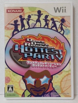 USED NINTENDO Wii DANCE DANCE REVOLUTION HOTTEST PARTY Japan - Image 1 of 2