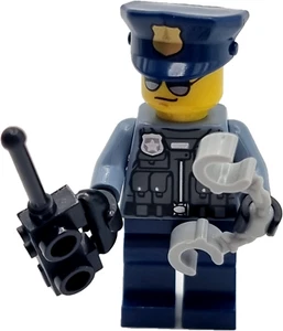 LEGO City Figur Polizei Figur Mit Funkgerät und Handschellen - Zdjęcie 1 z 1