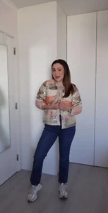 ZARA : Jacket With Faux Pearl & Beads : 3920/042 [UK Buyers...Get It Faster]