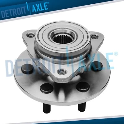 Conjunto de buje y cojinetes de rueda delantera para Dodge Dakota Durango 4x4 AWD Foto 1 de 4