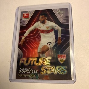 NICOLAS GONZALEZ 2020-21 TOPPS CHROME BUNDESLIGA REFRACTOR FUTURE STARS