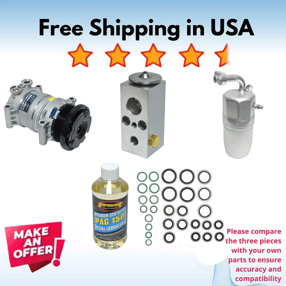 Compresor y válvula aire acondicionado apto para Hummer H1 2002-2004 Foto 1 de 1