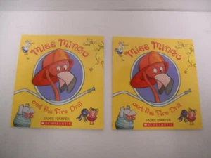 Scholastic Miss Mingo And The Fire Drill 2 Paperback Set Brand New Very Cute! - Picture 1 of 2
