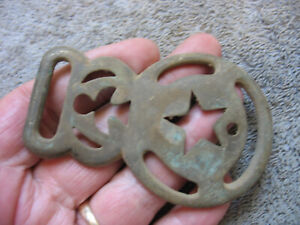 Dug Unknown Brass Bridle Guide From the Battle of Five Forks, Va.