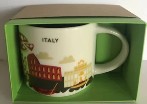 Starbucks You Are Here Collection Italy Ceramic Coffee Mug New With Box - Picture 1 of 4