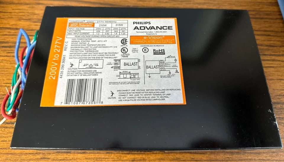 NEW Philips Advanced IZTMH210315RLFM  IZTMH210315RLF Ballast 200V To 277V - Image 1 of 4