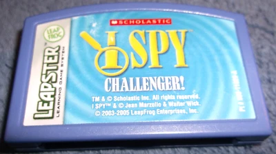 LEAPFROG LEAPSTER GAME - SCHOLASTIC I SPY CHALLENGER CARTRIDGE 2005  - Image 1 of 3
