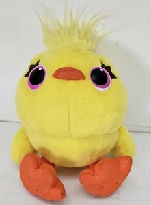 Thinkway Disney Pixar Toy Story 4 Ducky Huggable Soft Plush 10” Yellow Duck - Bild 1 von 5