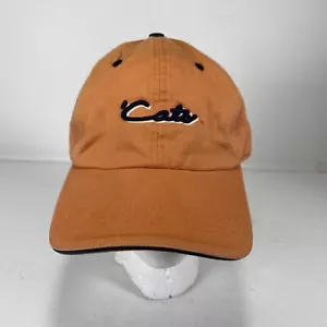 Katzen Villanova Kappe Mütze Riemen hinten orange voraus VINTAGE Golf adretter Vater Baseball - Bild 1 von 9