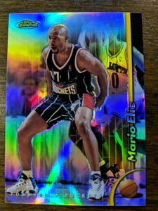 1998-99 Topps Finest Non No Protector Refractor Mario Elie #69 Houston Rockets