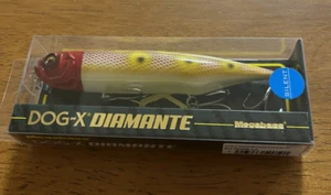 Megabass Limited Dog-X DIAMANTE Silent RH MOSS-LA SP-C 120 mm 3/4 oz dal Giappone - Foto 1 di 24
