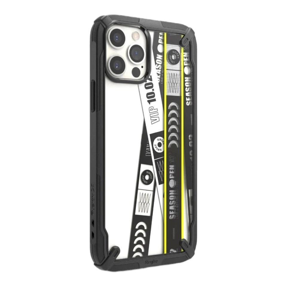 Funda protectora para teléfono iPhone 12 Pro Max diseño Fusion X Ticket Band - Ringke Foto 1 de 4