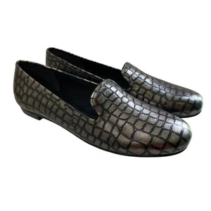 Walking Cradles Damen-Slipper Leder-Loafer 12 schwarz grau bequem adrett Academia - Bild 1 von 12