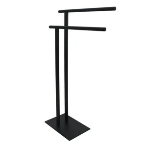 Kingston Brass SCC6030 Edenscape Freestanding Towel-Rack, Matte Black - Picture 1 of 5