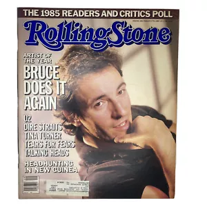 Rivista Rolling Stone Bruce Springsteen U2 Dire Straits 468 febbraio 1986 - Foto 1 di 2