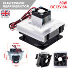 12V 6A Thermoelectric Peltier Refrigeration Cooling System Kits with Cooler Fan