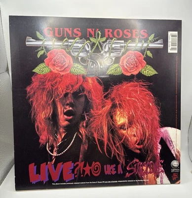 Guns N’ Roses Live like A Suicide/Lies 12" Vinyl Record LP WX218 1986/88 Used - Image 1 of 4