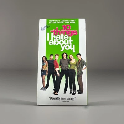 10 Things I Hate About You (VHS, 1999) Julia Stiles & Heath Ledger Tested EUC - Image 1 of 4