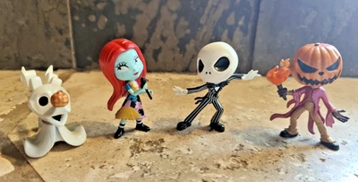 Pesadilla antes de Navidad JADA Metalfigs DIECAST Lote de 4 figuras Foto 1 de 4