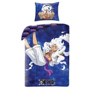 One Piece Duvet Cover Luffy Gear5 White Cotton Single Bed Set 140x200cm - Picture 1 of 1