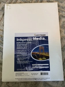 Inkpress Media Klej Luster 11 X 17 20 arkuszy Nieotwarte - Zdjęcie 1 z 2