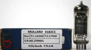 E182CC Mullard Made in England graue Platte Hickok 752A getestet Menge 1 Stück #2599001 - Bild 1 von 11