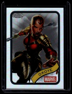 2025 Topps Chrome Marvel #58 Okoye Refractor - Picture 1 of 2