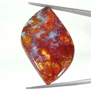 34.60Cts Natural Hungarian Agate Fancy Cabochon Loose Gemstone 23x39x5mm - Picture 1 of 5