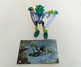 LEGO Bionicle Toa Lewa Nuva 8567 & Book, All Parts Very Good Condition