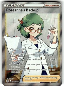 Roseanne's Backup (Full Art) Ultra Rara SWSH09: Brilliant Stars 172/172 NM - Foto 1 di 2