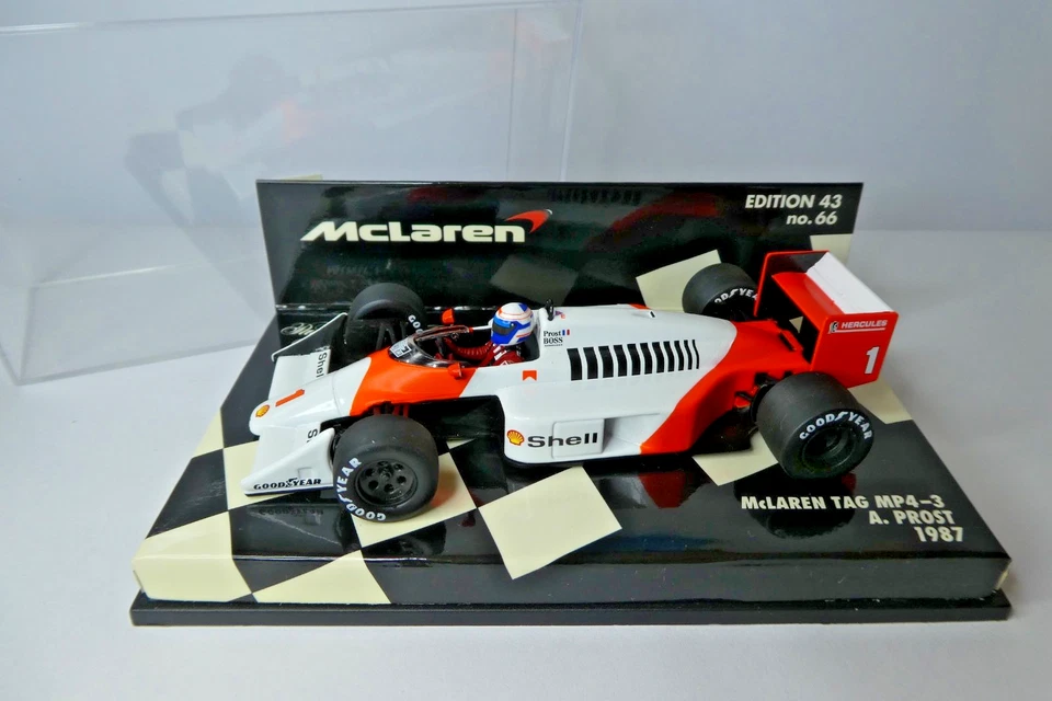 1/43 Minichamps 1987 McLaren TAG MP4/3 Alain Prost - Image 1 of 1