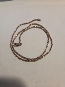 Vintage .925 Sterlingsilber 18" Seil Kette Mode Halskette 8,9 g - Bild 1 von 2