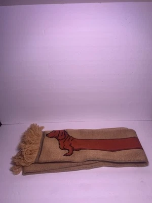 Doxie Dachshund Red Wiener Dog 70” Long Winter Neck Scarf With Fringe - Image 1 of 4