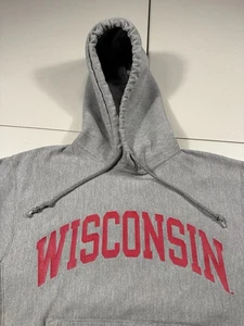 VTG University of Wisconsin Hoodie Mens S Champion Reverse Weave College Gym - Picture 1 of 10