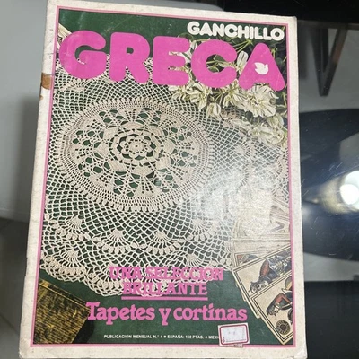 Revista Ganchillo Greca Español, 35 páginas. Foto 1 de 4