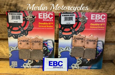 КОМПЛЕКТ СПЕЧЕННЫХ ПЕРЕДНИХ ТОРМОЗНЫХ КОЛОДОК BMW S1000RR 2009-2018 EBC — НА СЛЕДУЮЩИЙ ДЕНЬ - Изображение 1 из 4