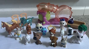 Guinea Pig Hamster Toy Littlest Pet Shop, Puppy In Pocket Extra Pets 22pcs Lot - Picture 1 of 9