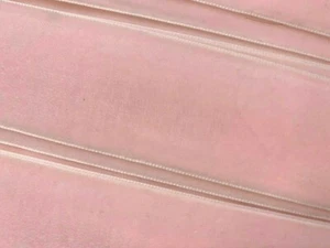 Vintage Velvet Ribbon 1.5" Rosebud Pink 3yds Made in Switzerland - Picture 1 of 5
