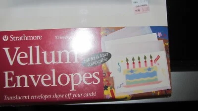 Strathmore Translucent Vellum ENVELOPES X2 PACKAGES ~20 IN TOTAL - Image 1 of 3