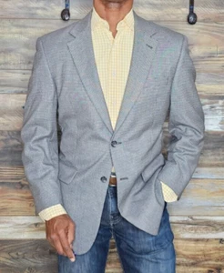 Jos. A. Bank Signature Collection 100% Wool Houndstooth Blazer Sport Jacket 40R - Picture 1 of 9
