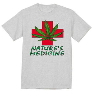 medical marijuana shirt cannabis smoking pot leaf design tee shirt men's gray