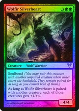 Wolfir Silverheart FOIL Avacyn Restored PLD Green Rare MAGIC CARD ABUGames