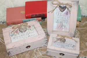 2 Music Jewelry Boxes & 1 Picture Frame - Picture 1 of 5